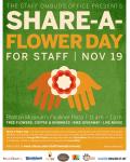 Photo of Share a Flower event flyer