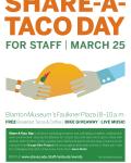 Photo of Share-A-Taco Day flyer