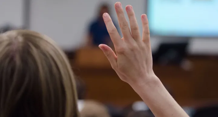 raised hand